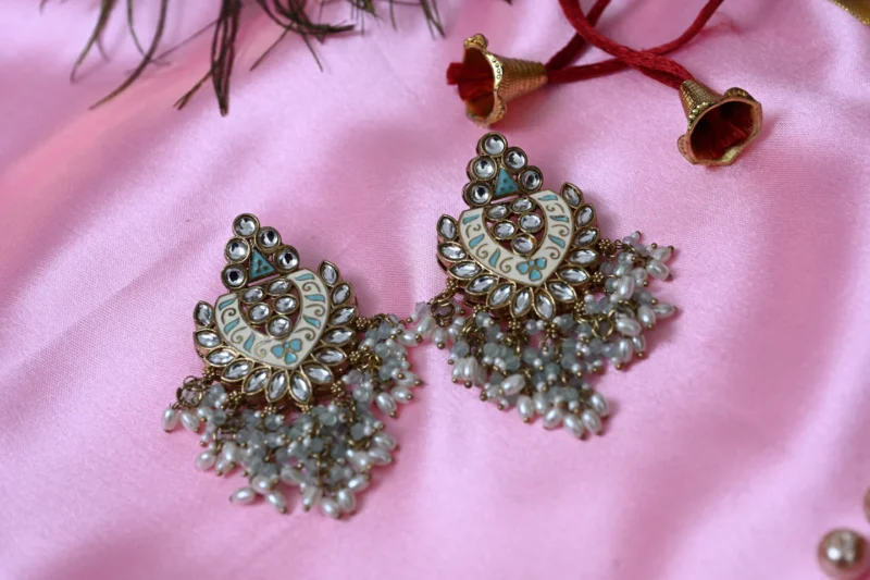 Surya Kiran Pearl Earrings - Image 4