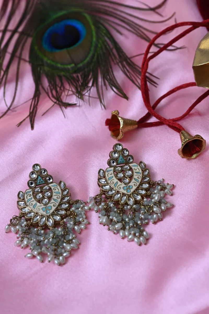 Surya Kiran Pearl Earrings - Image 3