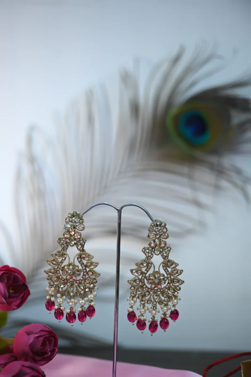 Rang Mahal Reverse AD Danglers - Image 2