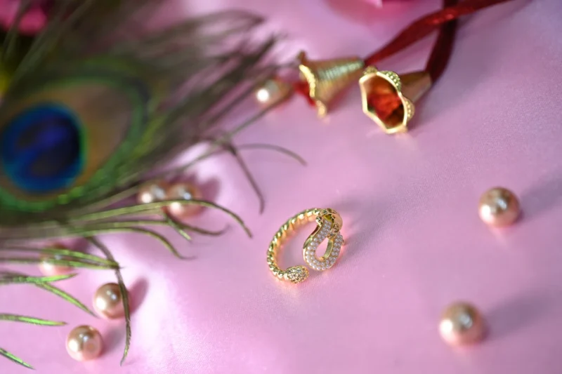 Shwet Kamal Pearl Ring - Image 2