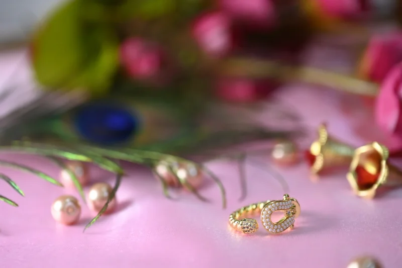 Shwet Kamal Pearl Ring - Image 4