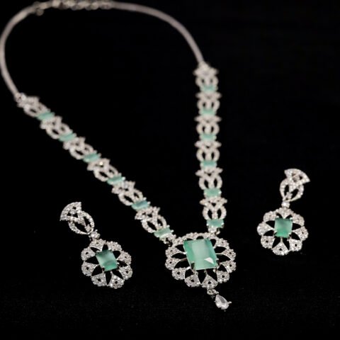 laavanya zirconnia necklace