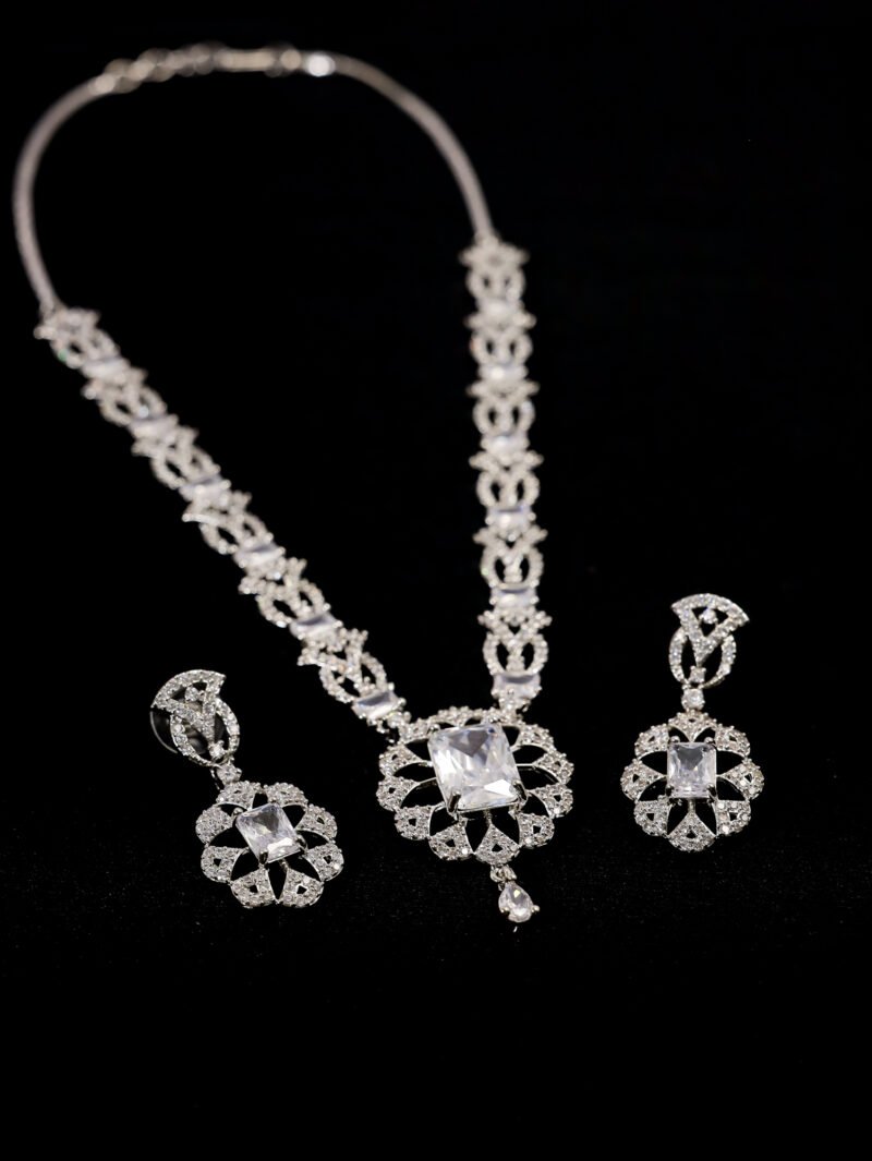 Shahi White Zirconia Necklace - Image 2