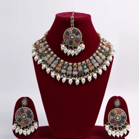 Peeya Pakistani Multi Colored Necklace