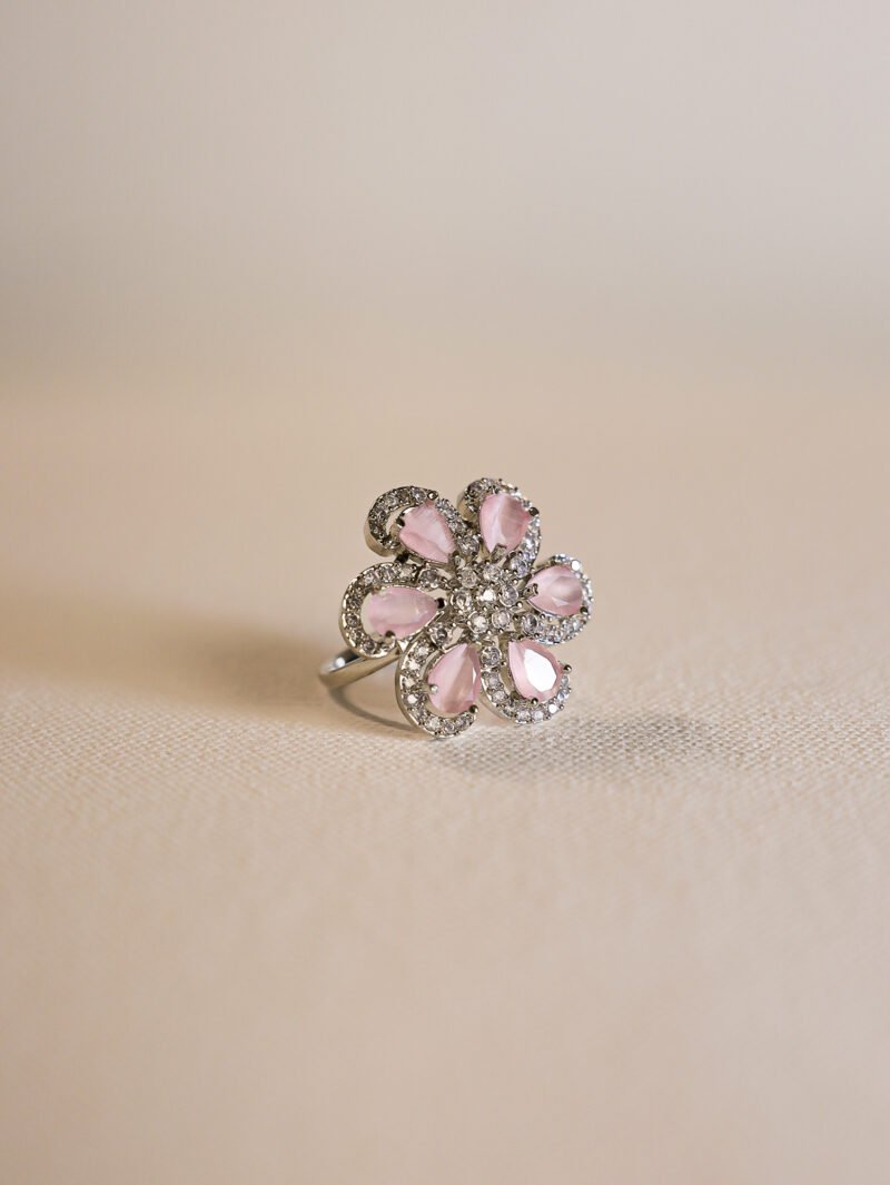 Gulabi Sitara AD Ring