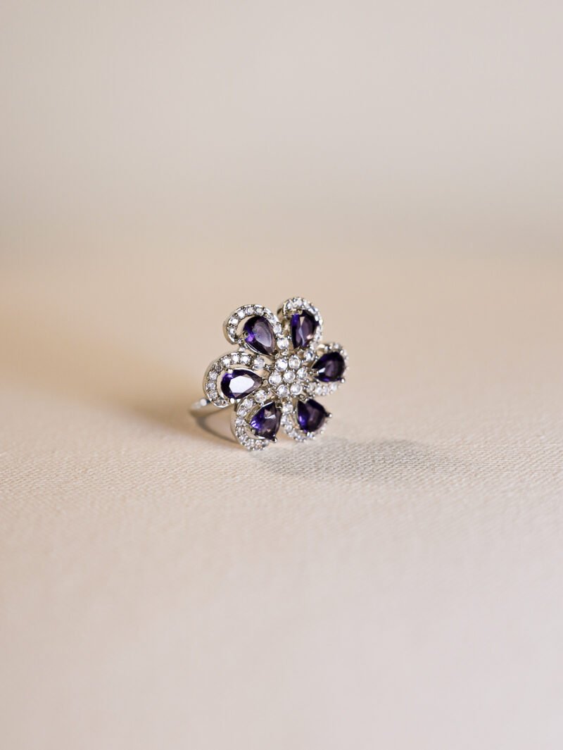 Amritsari Amethyst Ring