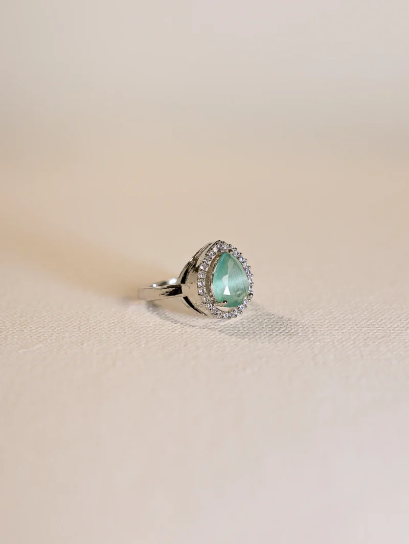 Nilpari Mint Glow Ring - Image 2