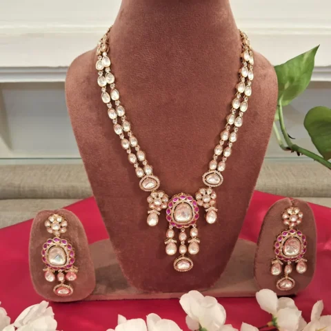 Rajwada Polki Kundan Necklace
