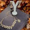 Kanika Pearl Gold Kundan Necklace Set