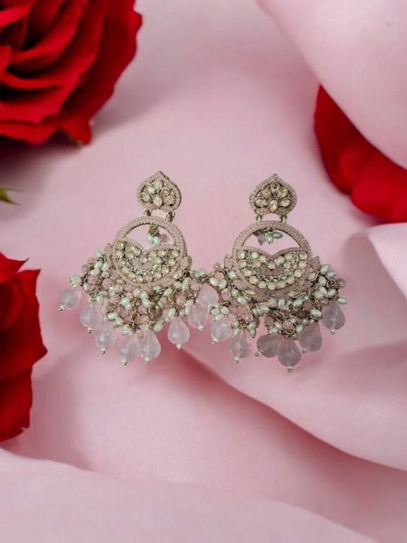 Gulabo Moti Pearl Danglers - Image 3