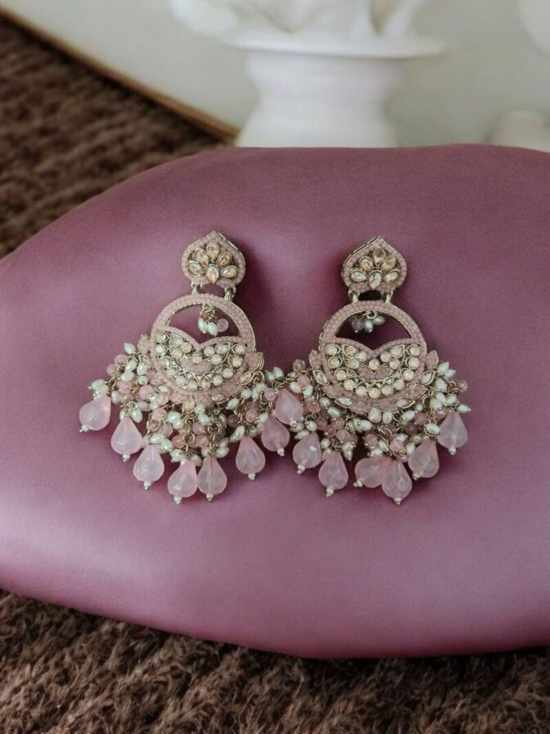 Gulabo Moti Pearl Danglers - Image 2