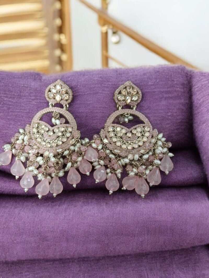 Gulabo Moti Pearl Danglers