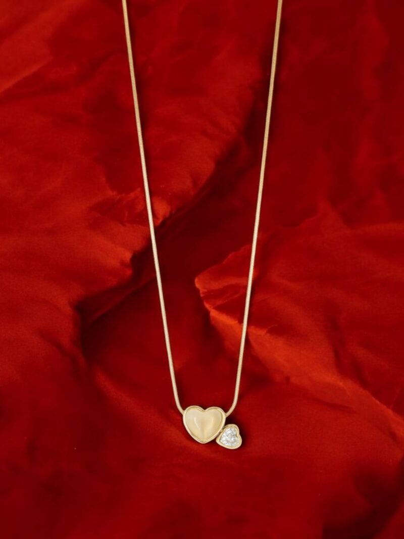 Double Heart Harmony Pendant