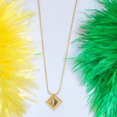 Bold Square Prism Pendant