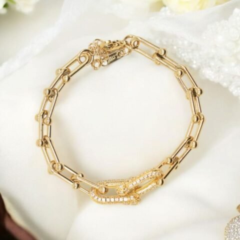 Bold Luxe Link Bracelet – Sparkling Edition