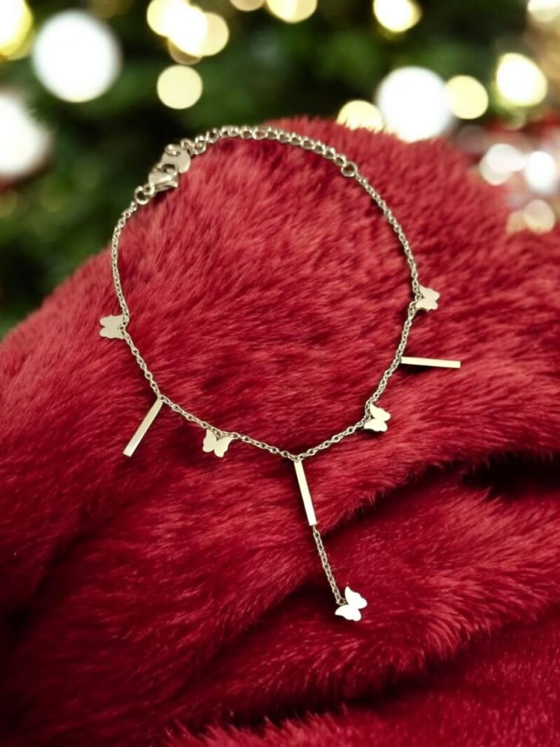 Butterfly Bars Minimal Bracelet - Image 2