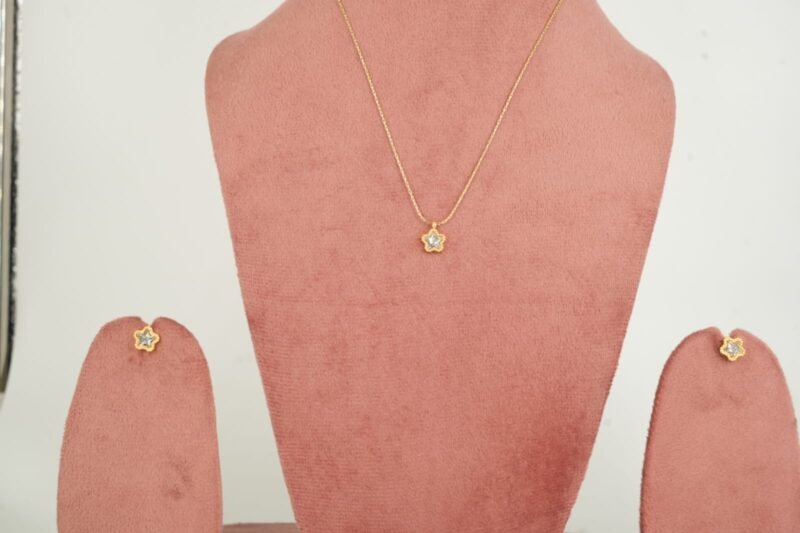 Twinkle Star Set – Pendant & Stud Earrings - Image 2