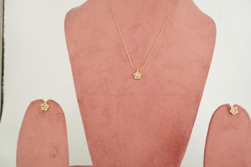 Twinkle Star Set – Pendant & Stud Earrings - Image 3