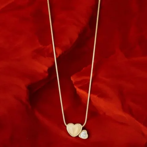 Double Heart Harmony Pendant
