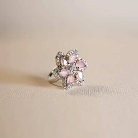 Gulabi Noor Ring - Artificial Rings