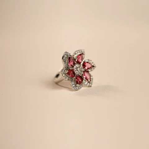 Kashmiri Onion Bloom Ring - Artificial Rings