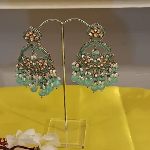 Neelpari Pearl Danglers - Artificial Ear Rings