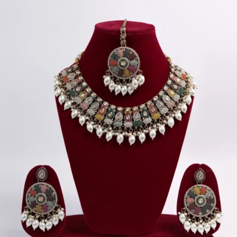 Peeya Pakistani Multi Colored Necklace