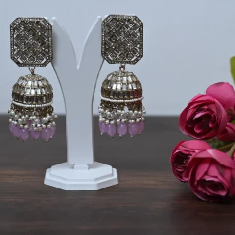 Rajsi Chandi Jhumki - Artificial Ear Rings