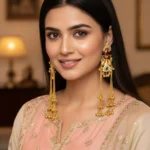 Noor Jahan – Royal Kashmiri Heritage Chain Earrings