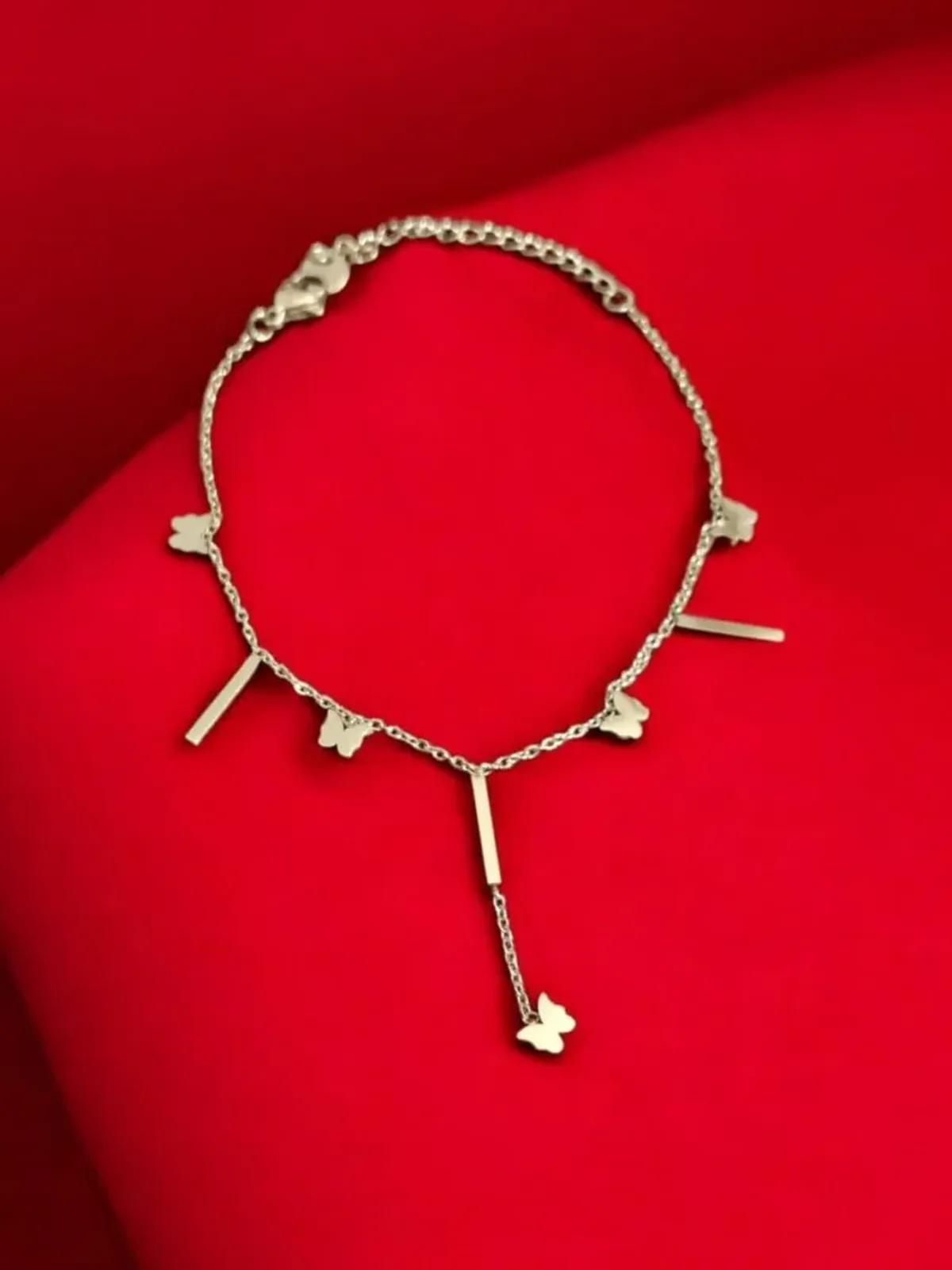 FF014_1765470423639_yc7hr98bpcrvvgt Butterfly Bars Charm – Golden Minimal Dangle Bracelet - Image 1