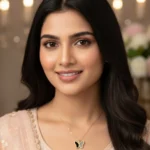 Golden Midnight Butterfly Pendant Necklace For Women