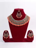 Orange Surya Leher Necklace for Women