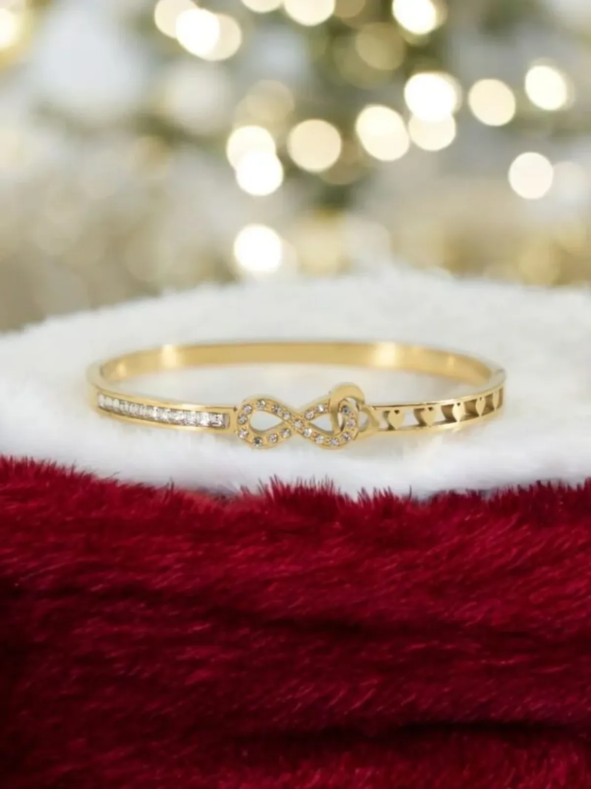 FF120_1765470441554_y1mi1r0533fnbxa Forever Grace – Golden Infinity Crystal Charm Bracelet - Image 1