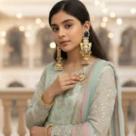 Sheesh Mahal Kashmiri Earrings for Women